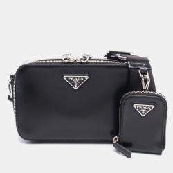 مملوكة مسبقًا Prada Prada Shoulder Bag Leather Black