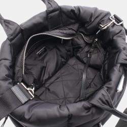 مملوكة مسبقًا Prada Tote Bag Nylon And Leather Black