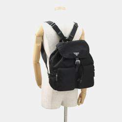 Pre Owned حقيبة ظهر برادا رينيلون نايلون سوداء