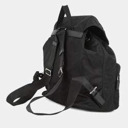 Pre Owned حقيبة ظهر برادا رينيلون نايلون سوداء