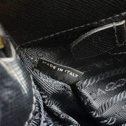 مملوكة مسبقًا Prada Galleria 2Way Tote Bag Black Saffiano Leatherleather