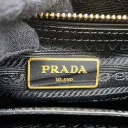 مملوكة مسبقًا Prada Galleria 2Way Tote Bag Black Saffiano Leatherleather