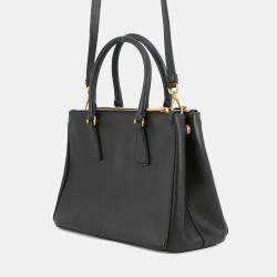 مملوكة مسبقًا Prada Galleria 2Way Tote Bag Black Saffiano Leatherleather