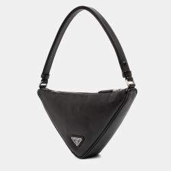 Pre Owned حقيبة برادا ساتشيل تريا نجل جريس لوكس سوداء