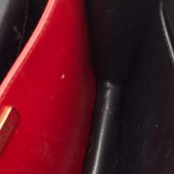 مملوكة مسبقًا Prada Cahier Black Velvet and Leather Shoulder Bag