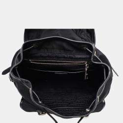 Pre Owned Prada Nylon Drawstring Backpack