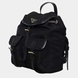 Pre Owned Prada Nylon Drawstring Backpack