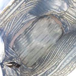 Pre Owned حقيبة يد وجسم متقاطعة برادا قماش نايلون متجدد زرقاء