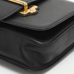 مملوكة مسبقًا حقيبة خصر برادا جلد كاهير أسود