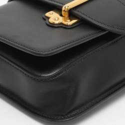 مملوكة مسبقًا حقيبة خصر برادا جلد كاهير أسود