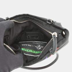 Pre Owned Prada Frankenstein Universal Studios For Prada 2-Way Bag Black/Multicolor Nylon