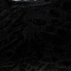 Pre Owned Prada Black Fur Shoulder Bag