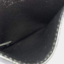Pre Owned Prada Black Leather and Nylon Card Holder (2MC025)