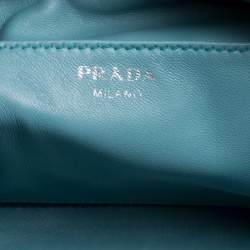 Prada Mint Green/Black Python Bowling Bag