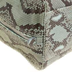 Prada Mint Green/Black Python Bowling Bag