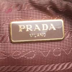 Pre Owned Prada Blush Pink Saffiano Lux Leather Camera Crossbody Bag