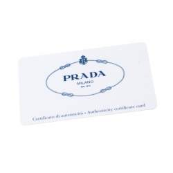 Pre Owned Prada Hot Pink Saffiano Leather Zip Around Wallet