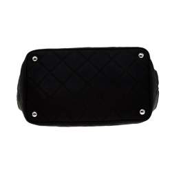 Pre Owned Prada Black Quilted Nylon Shoulder Bag