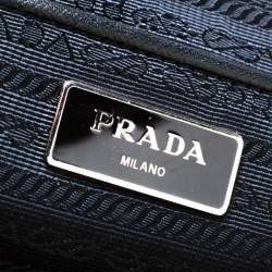 Pre Owned Prada Black Quilted Nylon Shoulder Bag