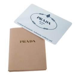 Pre Owned Prada Black/Orange Stripe Sequins Righe Clutch
