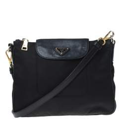 Prada black 2024 sling bag