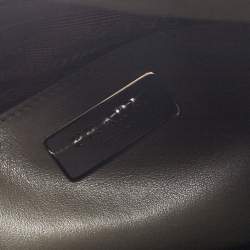 Pre Owned Prada Olive Green Soft Calf  Leather Argilla Tote