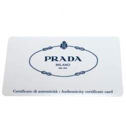 Pre Owned Prada Maroon/Grey Fur Clutch