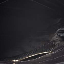 Pre Owned Prada Black/Dark Brown Nylon and Leather Tote