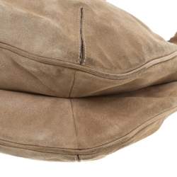 Pre Owned Prada Cammello Suede Camoscio Hobo