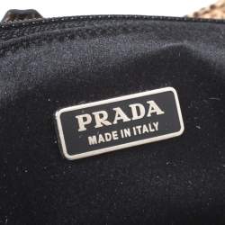 Pre Owned Prada Beige/Brown Lizard Frame Satchel