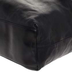 Pre Owned Prada Black Leather Shoulder Bag