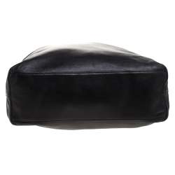 Pre Owned Prada Black Leather Shoulder Bag