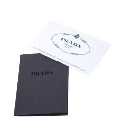 Pre Owned Prada Astrale Saffiano Metal Leather Bifold Wallet
