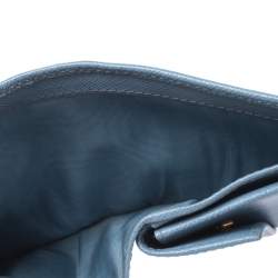 Pre Owned Prada Astrale Saffiano Metal Leather Bifold Wallet