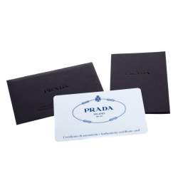 Pre Owned Prada Multicolor Baiadera Striped Leather Frame Tote