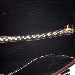 Pre Owned Prada Black Lux Patent Leather Parabole Tote