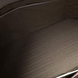 Pre Owned Prada Beige/White Saffiano Lux Leather Parabole Shopping Tote