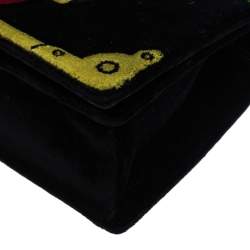 Pre Owned Prada Multicolor Velvet Trompe L'oeil Cahier Shoulder Bag