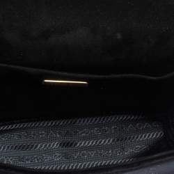 Pre Owned Prada Multicolor Velvet Trompe L'oeil Cahier Shoulder Bag