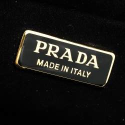 Pre Owned Prada Multicolor Velvet Trompe L'oeil Cahier Shoulder Bag
