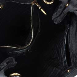 Pre Owned Prada Black Tessuto Nylon Gaufre Tote 