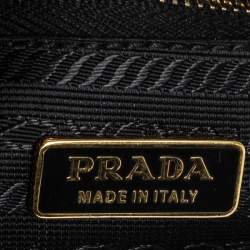 Pre Owned Prada Black Nylon and Leather Shoulder Bag