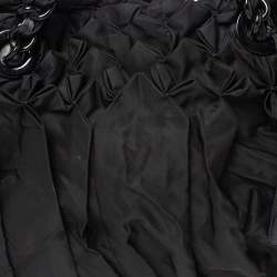 Pre Owned Prada Black Tessuto Nylon Origami Pleated Tote