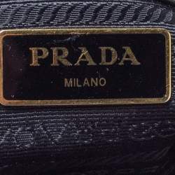 Pre Owned Prada Grey Saffiano Lux Leather Tote