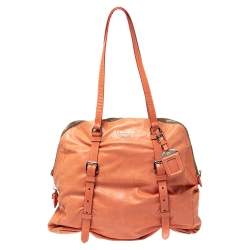 Pre Owned Prada Pomelo Leather New Look Satchel