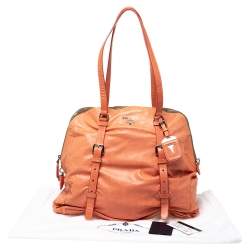 Pre Owned Prada Pomelo Leather New Look Satchel