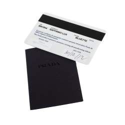 Pre Owned Prada Blue Saffiano Lux Leather Large Gardener's Tote