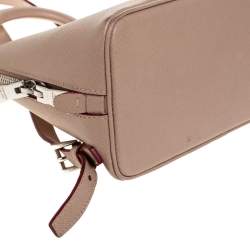 Pre Owned Prada Beige Saffiano Lux Leather Promenade Backpack