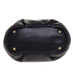 Pre Owned Prada Black Vitello Daino Leather Tote