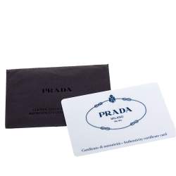 Pre Owned Prada Cobalt Blue Saffiano Lux Leather Parabole Tote